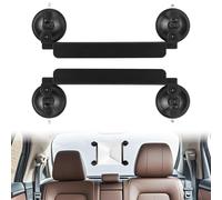 Tomvorks Support de Voiture de Remplacement Sûr en Acier Inoxydable pour Mini, avec Poignée Antidérapante, Kit Montage Pare-brise Portable (Noir)