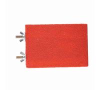 Tomvorks Support pour Perchoir à Oiseaux, Jouet, Aire de Jeux, Meulage des Pattes, Propre, Perroquet, Hamster, écureuil, Rouge, Jaune, 9, 13CM, 1 Perchoir pour Perroquet, Animal de (Vis