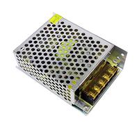 Tomvorks Transformateur de Tension Alimentation à Découpage Régulée 5V 10A pour Bandes Lumineuses Caméra Ordinateur Projet Radio Aluminium