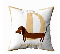 TOMWISH Housse de coussin décorative avec inscription « Merry Christmas » - 50,8 x 50,8 cm