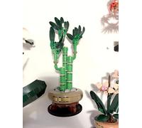 TOMWOODCREATION , Support Mural Compatible pour Lego, série BOTANICALS, Fabriqué en France (Noir, 10344)