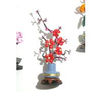 TOMWOODCREATION , Support Mural Compatible pour Lego, série BOTANICALS, Fabriqué en France (Noir, 10369)