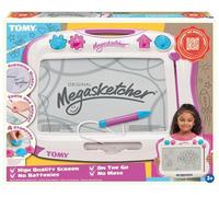 TOMY - Ardoise Magique Megasketcher Classique Violet T6484, Tablette Dessin Idéal Pour les Voyages, Tableau Magnétique Effaçable Adapté aux Enfants de plus de 3 ans