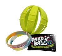 TOMY Band-it Ball® - Balle d'extérieur Flexible 3-en-1 - Ballon Rond, Mini-Ballon de Rugby et Disque. pour garçons et Filles de 5 Ans et Plus.