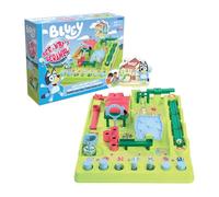 TOMY Bluey Screwball Scramble Marble Labyrinthe - Beat The Clock Marble Run - Jeux pour enfants au rythme rapide et jouets bleus pour fêtes d'anniversaire - 1 à 4 joueurs - À partir de 5 ans