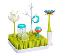 TOMY BOON - Kit De Démarrage, Égouttoir Biberons Imitation Gazon, Séchoir pour Biberons et Tétines, Lave-Brosse Biberons, Sucette Alimentaire et Autres Accessoires pour les Repas de Bébé, Vert