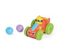 TOMY Voiture de course Mon Bolide Fun Pop - à pousser, 3 balles incluses, dès 18 mois