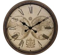 TOMY horloge murale carte du monde, Ø 51 cm