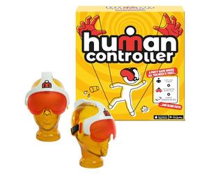 TOMY Jeu de Manette Humaine - Défi interactif avec Casque Vibrant et Application Mobile - Fête Amusante et Jeu d'équipe pour Plus de 2 Joueurs - Plus de 30 tâches hilarantes - Compatible iOS et