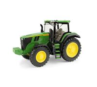 TOMY John Deere LP86722 Tracteur 7R 310 à l'échelle 1:32 avec poids avant et essieu MFWD orientable