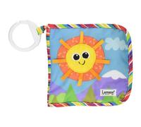 LAMAZE Classic Discovery Soft Book, Baby Books from Birth with Clip on Pram, Textured Baby Sensory Toy with Bright Colours Suitable for Babies Boys and Girls from 0 to 6 Months
