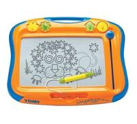 TOMY - Mégasketcher ardoise magique - Stylo magnétique et tampons magnétiques - Mixte - A partir de 3 ans