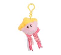 TOMY Mofulatto Kirby & Warp Star Porte-Clés Peluche, Breloque Kawaii Ultra-Douce