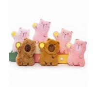 Tomy - Peluche capybara « Fais de l’argent » - 81977 - 22 cm - 20 (style aléatoire)