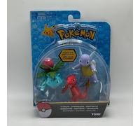 TOMY Pokemon Ivysaur Charmeleon Wartortle Poised pour Battle Figurines Tout Neuf