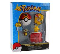 TOMY Coffret duo Pokémon Throw N Pop Poke Ball Multicolore G