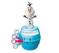 TOMY - Pop Olaf, La Reine des Neiges 2, Jeu d'action pour Enfants T73038, Jouet 4 Ans, Jeu Rigolo pour Groupes, Cadeau Anniversaire Idéal, Jeux 4 Ans+