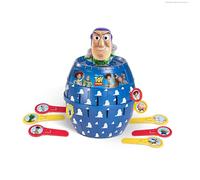 TOMY Pop Up Buzz L’Éclair Jeu, Jeu d’Action Enfant Toy Story, Jeu d’Adresse avec Piquets, Jeu Familial Rapide et Amusant, Personnage Disney Pixar, pour 2-4 Joueurs, Dès 4 Ans