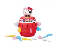 TOMY Jeu Pop Up Hello Kitty – Jeu d'action familial avec nœuds, 2-4 joueurs, dès 4 ans
