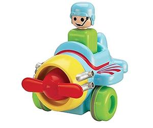 Tomy - Pousse et Traine - Pousse roule - Avion, Modèles Assortis