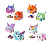 TOMY Ritzy Rollerz 37872 - Coffret de 2 Personnages Multicolores, Petites Voitures à Customiser, Idée de Cadeau de Noël, Inclus 12 Charms à Collectionner, Mini Univers pour Filles de 4 à 8 ans