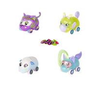 TOMY Ritzy Rollerz Pack de 4 personnages 46880 Multicolores, voitures à customiser, 28 charms
