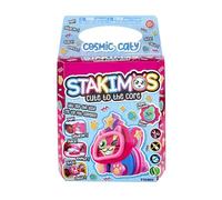 TOMY Stakimos Cosmic Caty Kit de bricolage pour enfants pour construire votre propre adorable personnage 3D à partir de mousse de polyester recyclée | Pas de colle ou de découpe nécessaire | Kits de