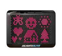 TOMY Tablette lumineuse Megasketcher Lights Alive | Tablette à dessin lumineuse pour enfants, comprend 1 stylo 2-EN-1, 2 pochoirs | Jouet de dessin pour enfants dès 3 ans