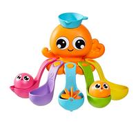 TOMY Toomies 7 en 1 Poulpe pour le bain, Jouets de bain pour bébés, Jouets de bain pour enfants pour jouer dans l'eau, Accessoires de bain amusants Convient aux enfants de 18 mois, 2, 3 et 4 ans
