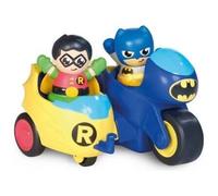 Tomy Toomies DC Comics Batman 2 en 1 Batcycle Motorcycle & Sidecar