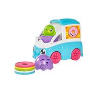 TOMY Toomies Hide and Squeak Fill and Pop Camion à Beignets, Baby Push Along Toy, Jouet de Pâques pour bébés, Jouets musicaux avec couleurs et sons, Bébés garçons et filles âgés de 1, 2 et 3 ans