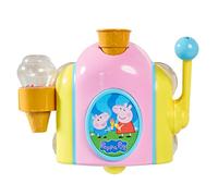 TOMY Toomies Machine à glace Peppa Pig Bubble, Jouet de bain pour bébé, Jouet de fabrication de bulles, Jeu aquatique adapté aux garçons et aux filles de 18 mois, 2, 3 et 4 ans