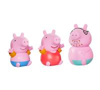 TOMY Toomies Peppa Pig, Papa Pig, Eclabousseurs de bain Peppa & George, Jouets d