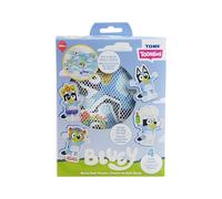 Tomy Toomies Puzzle de Bain Bluey - Jeu de Puzzle en Mousse de 8 Pièces avec Poses Bluey à Mélanger, Non Toxiques et Adaptés à l’Eau, Inclus Sac de Rangement en Maille avec Ventouses, 18+ Mois