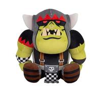 TOMY Warhammer 40,000 Peluche Goff Ork Boy Club Mocchi Mocchi 33 cm, Grand Doudou Orc de Collection, Jouet Moelleux pour Ados et Adultes, déco Gaming Officielle pour Fans de Warhammer
