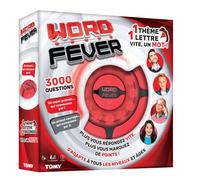 TOMY Word Fever, Jeu électroniques de devinettes/de Recherche de Mots avec Sons, Jeu du Petit bac, 3000 Questions - Famille, Convient aux Adultes et aux Enfants de 7+