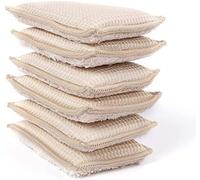 TOMYEER Lot de 6 éponges de nettoyage en microfibre