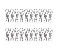 TOMYEER Pinces À Linge INOX Polyvalent Pinces Incassables 50Pièces