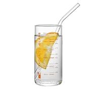 TOMYEUS Verre doseur gradué de 300 ML en Verre Borosilicate pour Eau, vin, Liquide Chaud ou Froid, Passe au Micro-Ondes, au Four,D