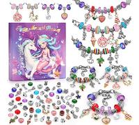 Tomylv Cadeau Fille 5-13 Ans Enfant, Fabrication Bijoux Filles DIY Charms Bracelet Kit Jouet Fille Idée Cadeau 5 6 7 8 9 10 11 12 13 Ans Cadeau de Noël et Anniversaire