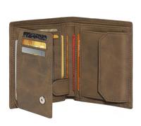 Tomylv Portefeuille Hommes en Cuir avec Blocage RFID, 11 Porte Carte, 1 ID & Photo Window, Sac à Monnaie, 2 Compartiment à Billets, Porte Carte Homme avec Boite Cadeau - Marron