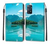 TOMYOU Coque pour Coque pour Xiaomi Redmi Note 11 Pro 5G Global/Note 12 Pro 4G, Fermeture Magnétique Pochette Protection Housse avec Fentes pour Cartes Étui Bateau