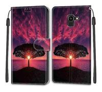 TOMYOU Coque pour Samsung Galaxy J6 (2018) / On6 Étui, Flip Case Portefeuille Housse avec [Béquille] [Fentes pour Cartes] Coque Compatible Samsung Galaxy J6 (2018) / On6