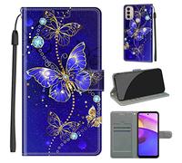 TOMYOU Cuir Coque pour Motorola Moto E20 / Moto E30 / Moto E40, Étui Portefeuille [Fentes pour Cartes] Antichoc PU Housse Protection Flip Case pour Étui Moto E20 / Moto E30 / Moto E40