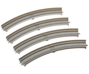 TomyTEC 018742 - 4 Rails courbés en béton/bettung Ribblehead Viaduct, 45 degrés