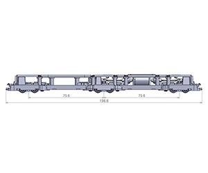 TomyTEC 319054 TM-LRT05 Châssis pour Trams Type 5100 Modélisme Kit Multicolore