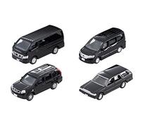 TomyTEC 323709 Car-Collection, 4X Nissan, noir