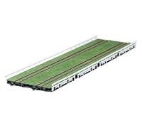 TomyTEC 8 Rails de Tram Droits 70mm Vert 017899
