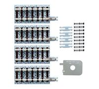 TomyTEC 971529" Lot de 4 glissières de Transition dans Le modèle Schotter