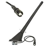 tomzz Audio 1000-005 Antenne de Toit 16V Raku 2 II Compatible avec Audi Opel Seat Skoda VW Anti Noise Stab 17,5cm 60 Grad